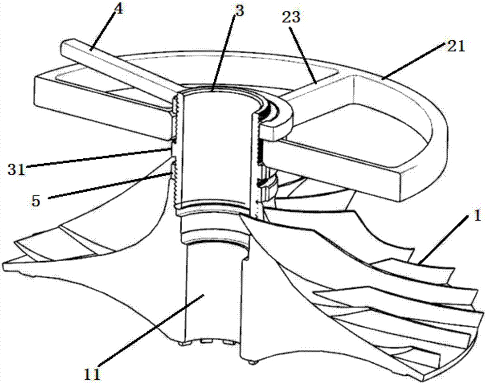 Large-diameter rotor assembling tool assembly and using method thereof