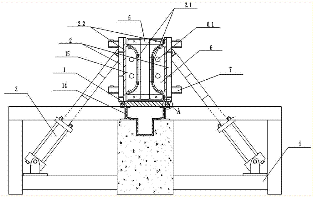 H-shaped supporting pile die with steam curing device