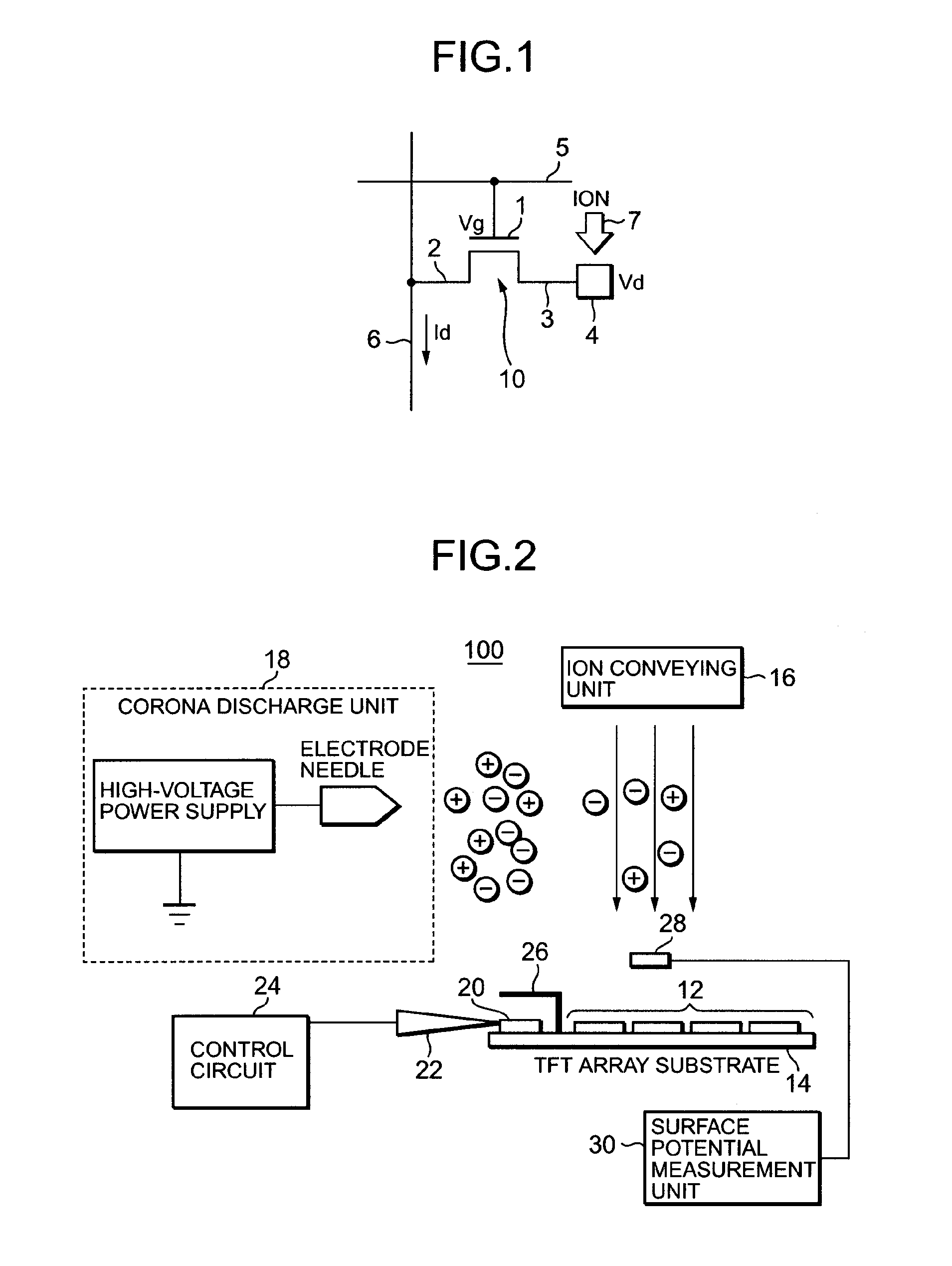 Thin film transistor tester and corresponding test method