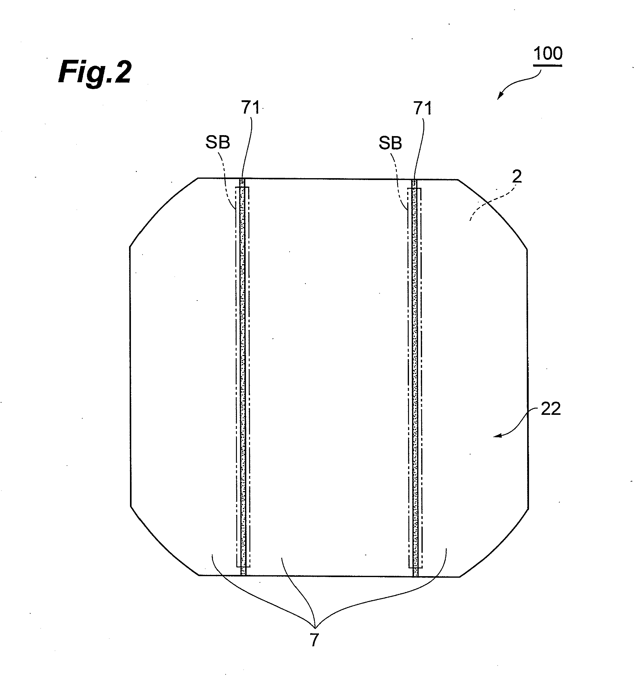 Solar battery cell, solar battery module and method of making solar battery module