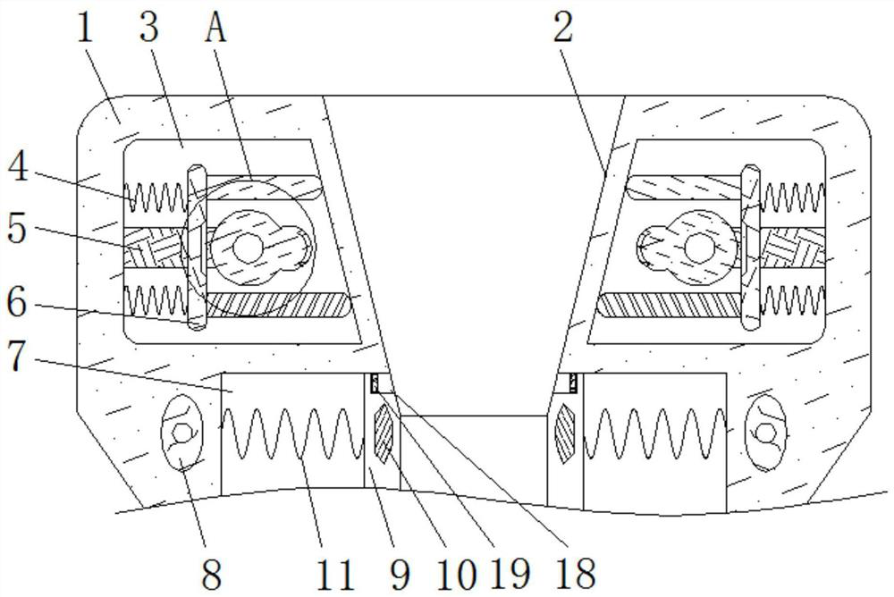 Proportioning structure in recycled concrete processing process