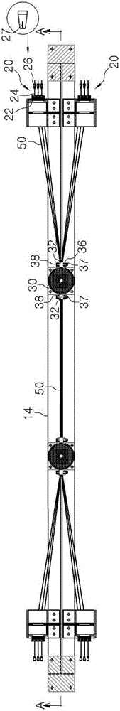 Novel detachable foundation pit bracing system and construction mounting method thereof