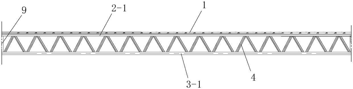 Prefabricated rectangular steel tube concrete composite truss bridge and its construction method