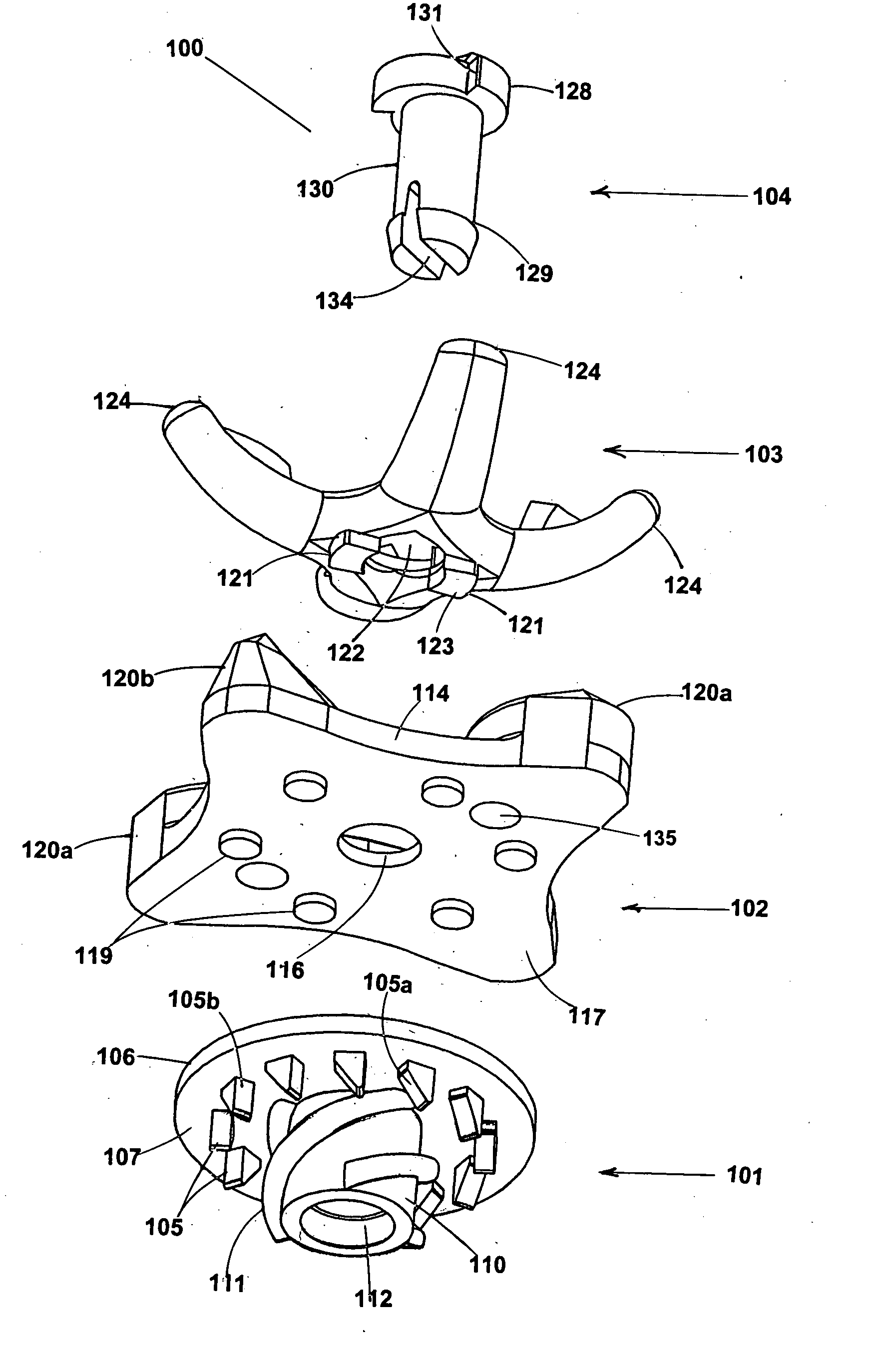 Cleat assembly for golf shoe