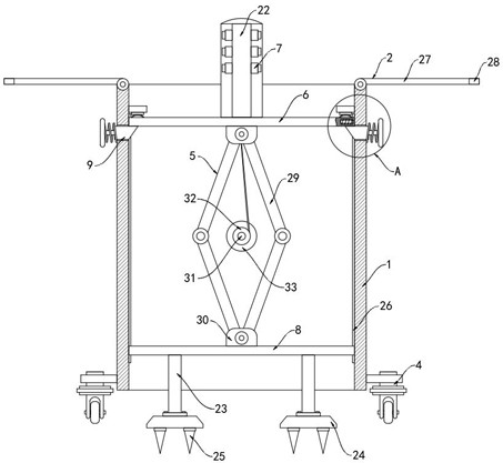 A mobile foldable surveying and mapping device