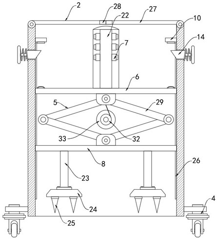 A mobile foldable surveying and mapping device