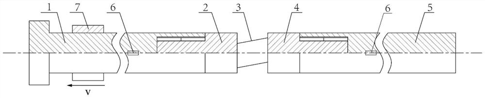 Test components and test methods for dynamic tensile and shear mechanical parameters of brittle materials