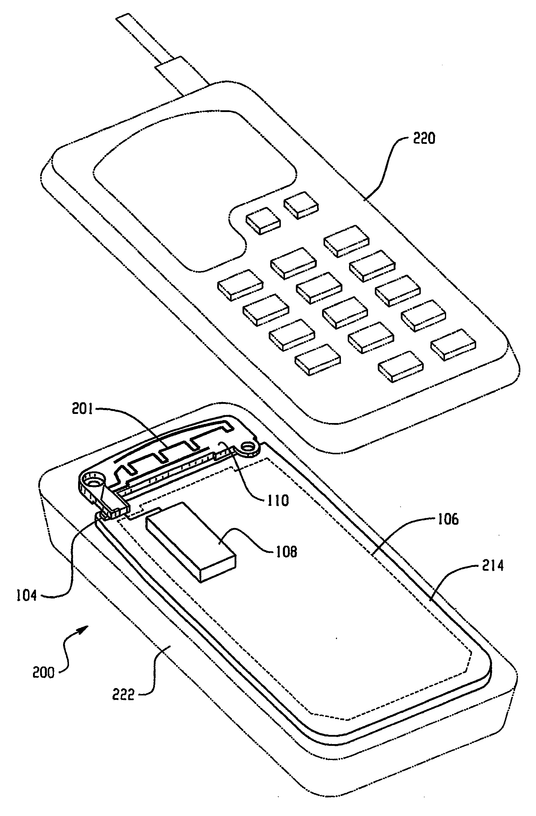 Multi-band monopole antenna for a mobile communications device