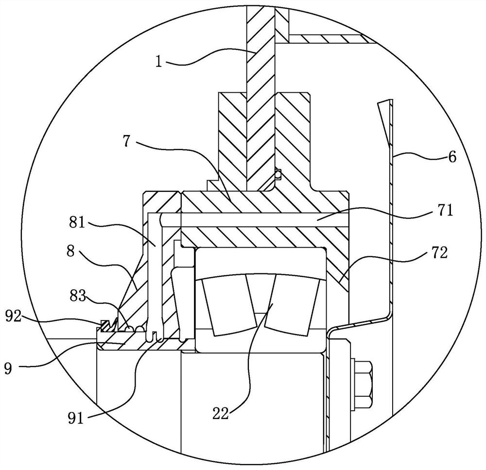 Synchronous double-eccentric-shaft shock excitation device and thin oil lubrication method