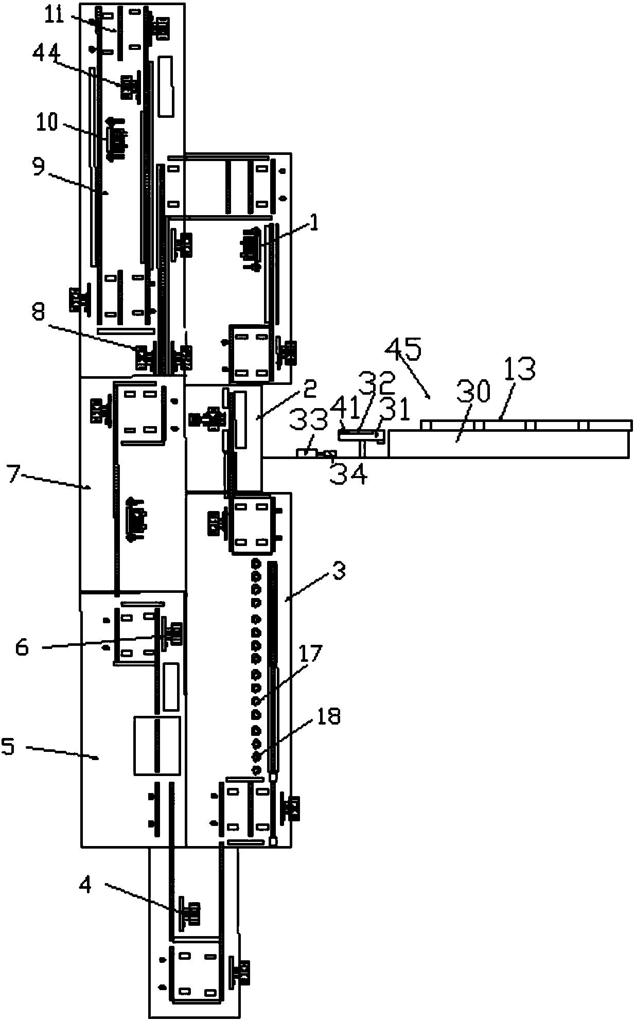 Automatic hypodermic needle assembling system
