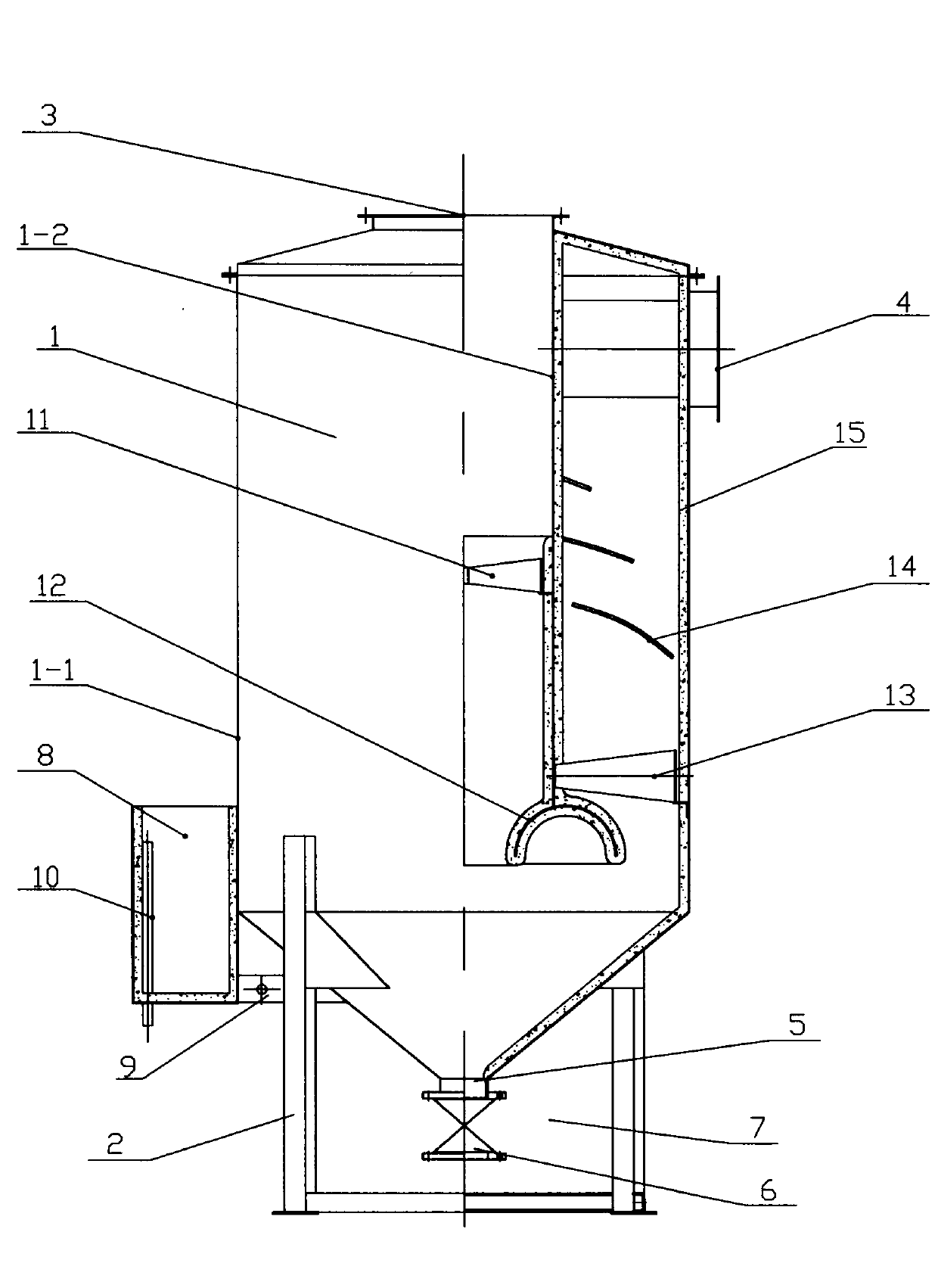 Environmental-protection dust remover of boiler