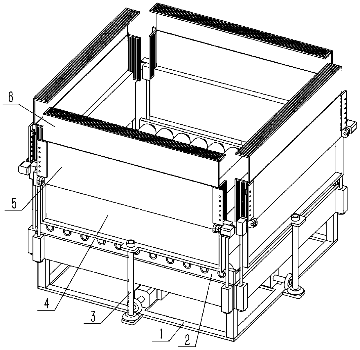 Fabric stacking device