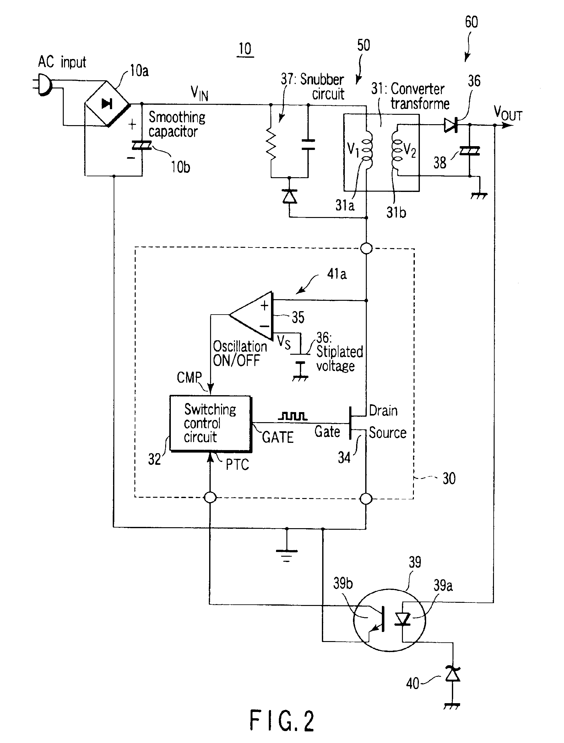 Switching power supply circuit and electronic device