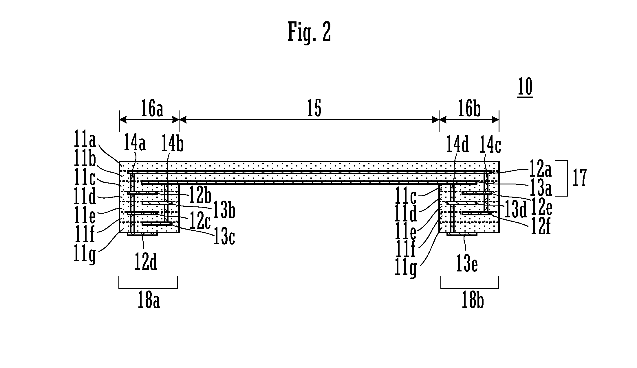Electronic component with built-in capacitor