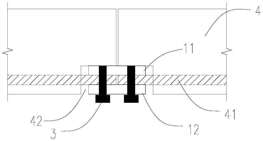Fabricated deviation adjustment high-strength steel bar mechanical connecting device and construction method