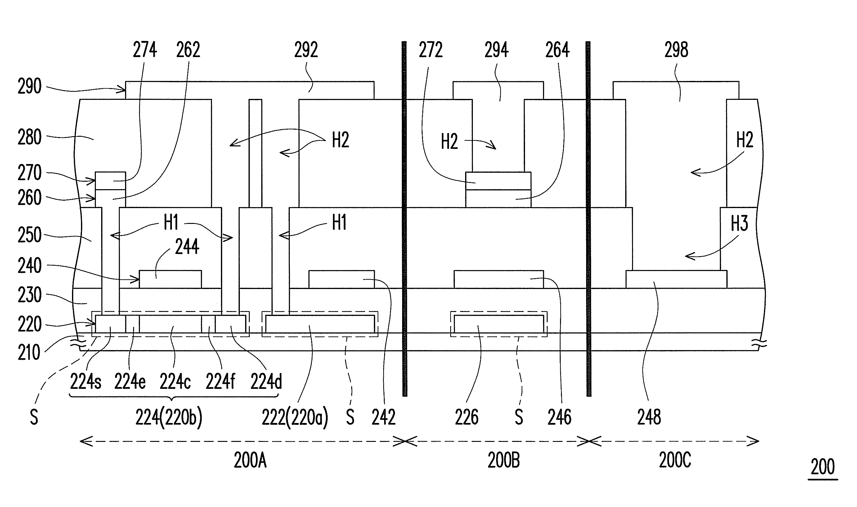Active device array substrate and method for fabricating the same
