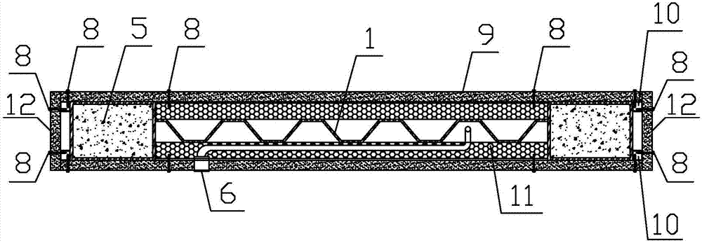 Corrugated single steel plate wall system and construction method thereof