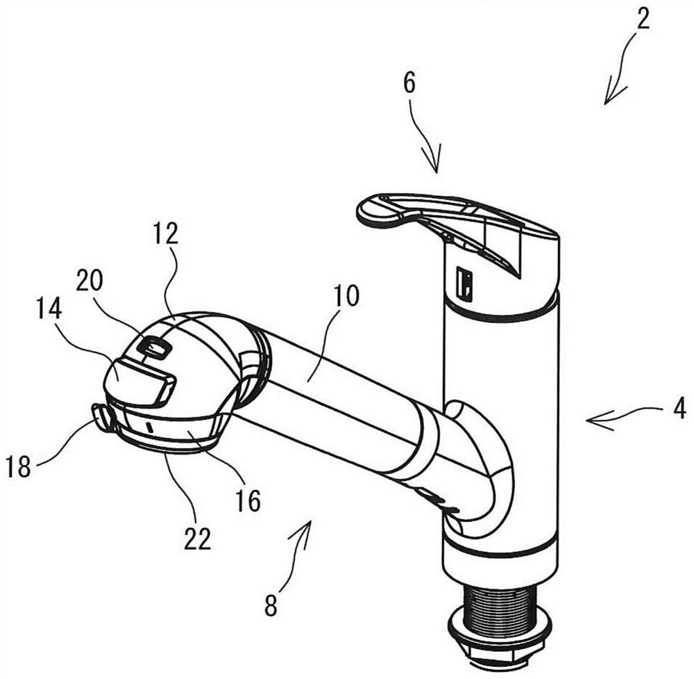 Drain head with water purification function, water purification filter element and faucet device