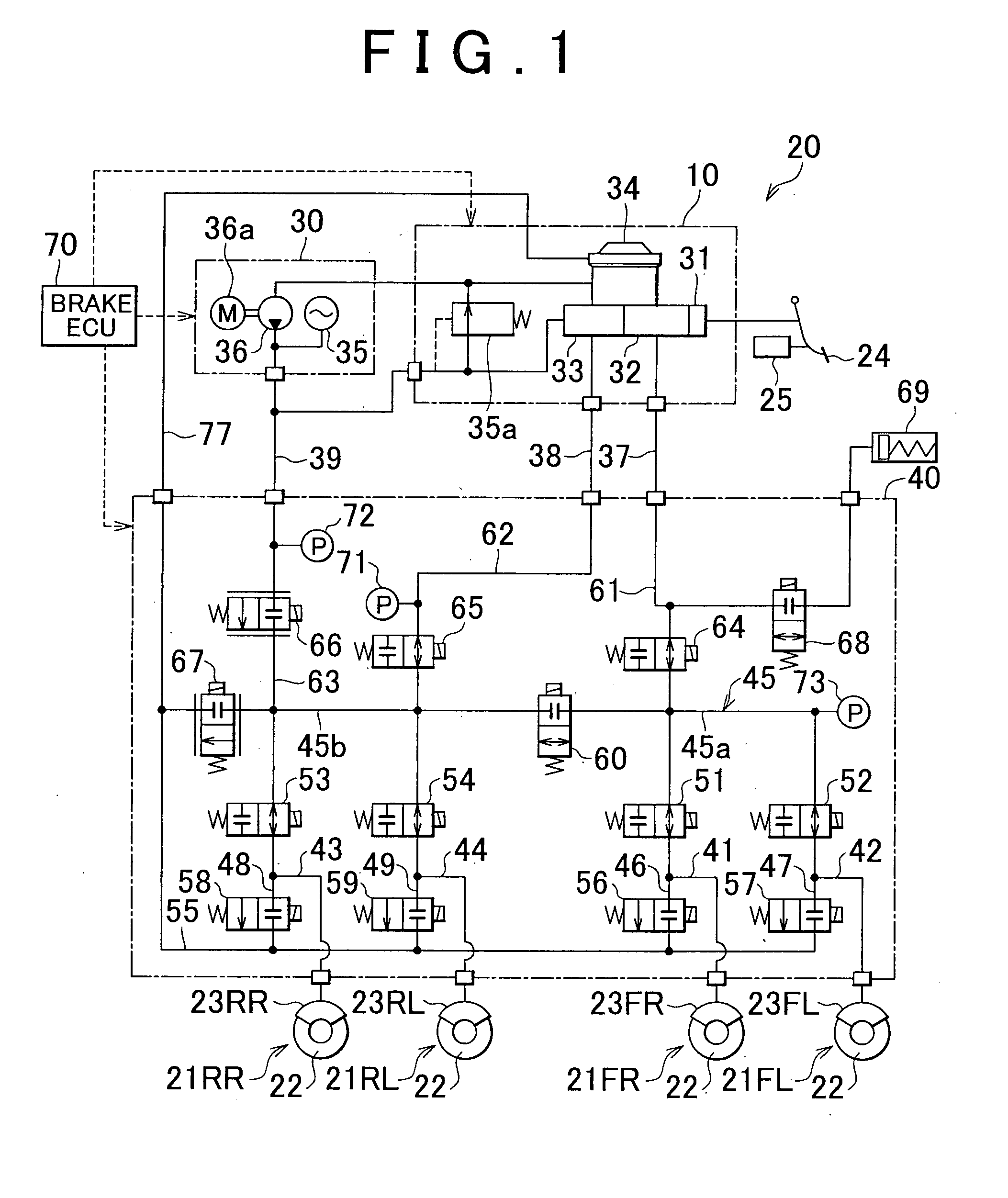 Brake control apparatus and control method for the brake control apparatus