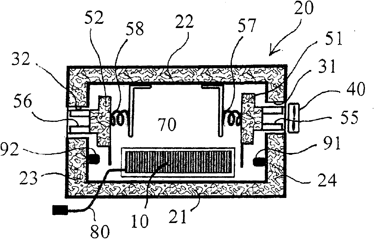 Fire resistant and water resistant enclosure for operable computer digital data storage device