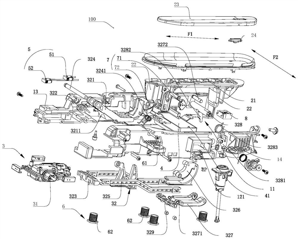 Door handle device and vehicle having the same