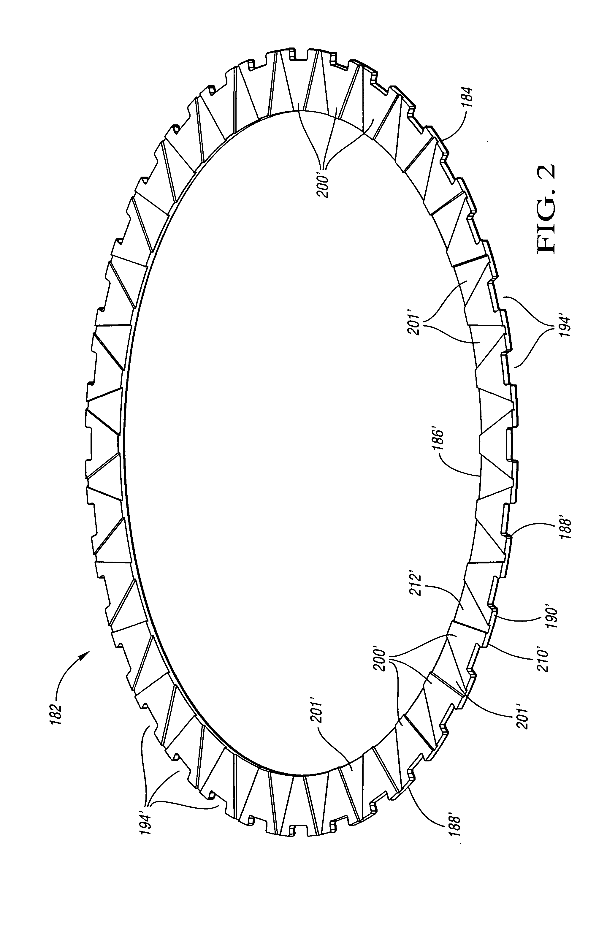 Segmented clutch plate for automatic transmission