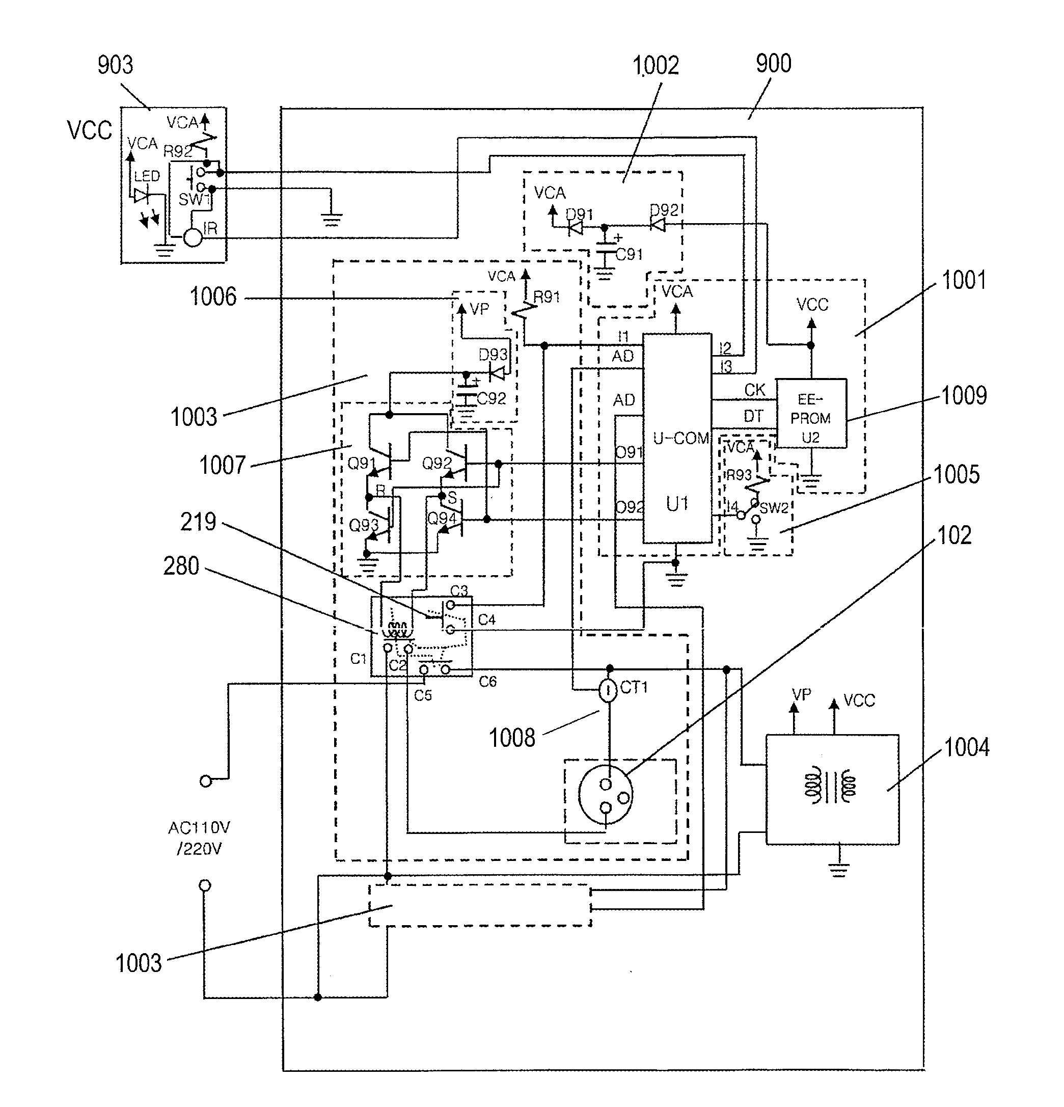 Standby power shut-off outlet device and a control method for the same