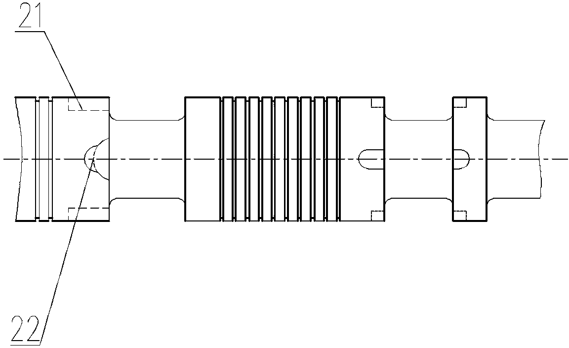 Valve element of hydraulic multi-way valve