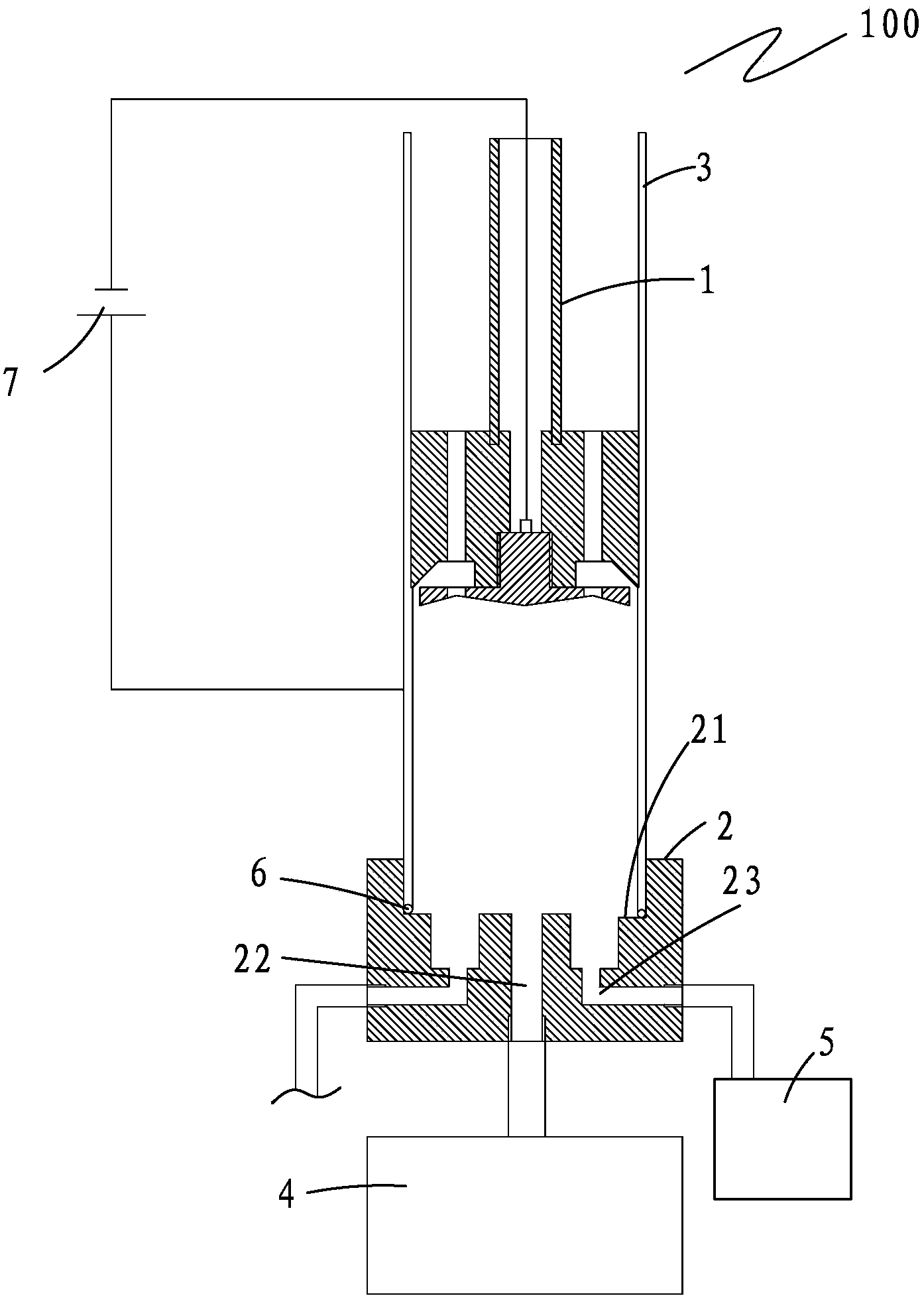 Graphite electrode and method for steel pipe inner diameter machining with graphite electrode