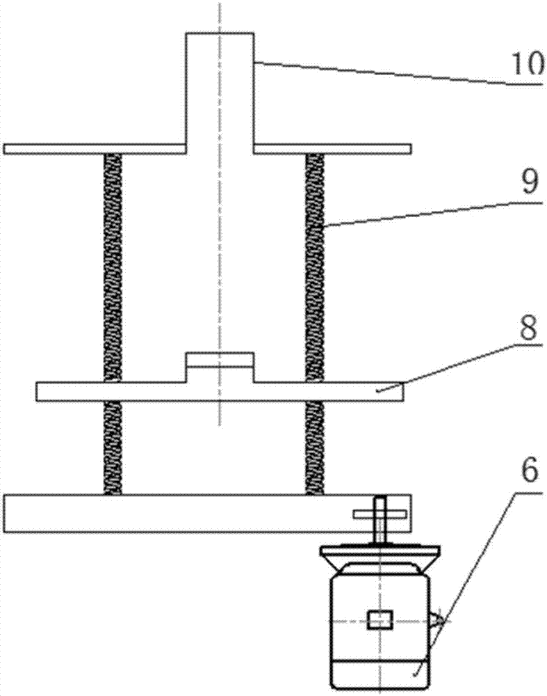 MOX batch sintering furnace synchronous lifting device
