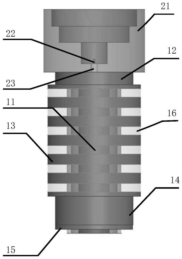 Wide-beam-coverage conical beam antenna based on beam switching technology