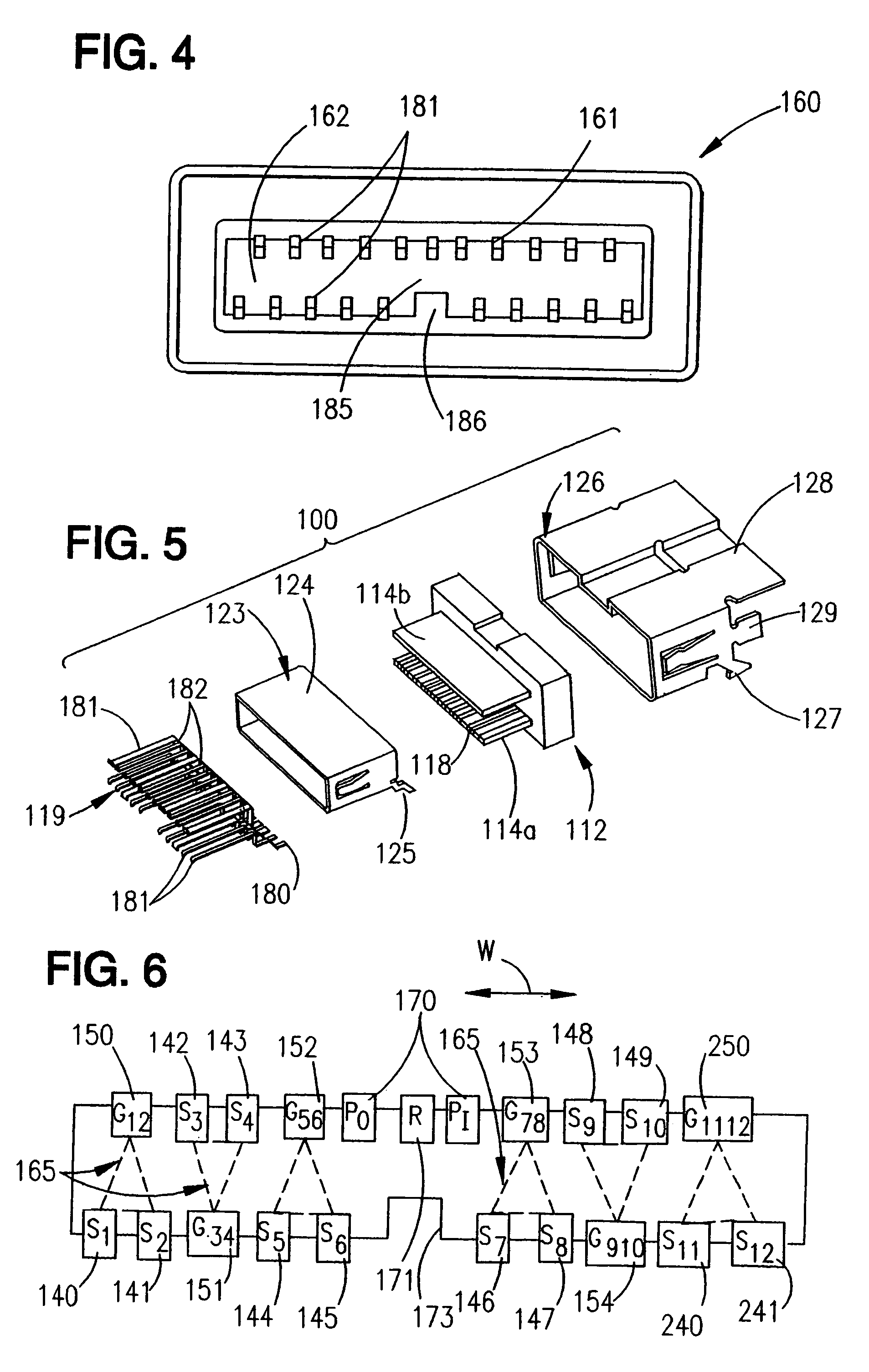 Impedance-tuned terminal contact arrangement and connectors incorporating same