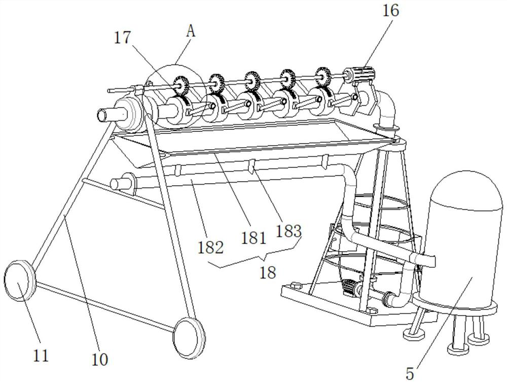 A water-saving agricultural irrigation device