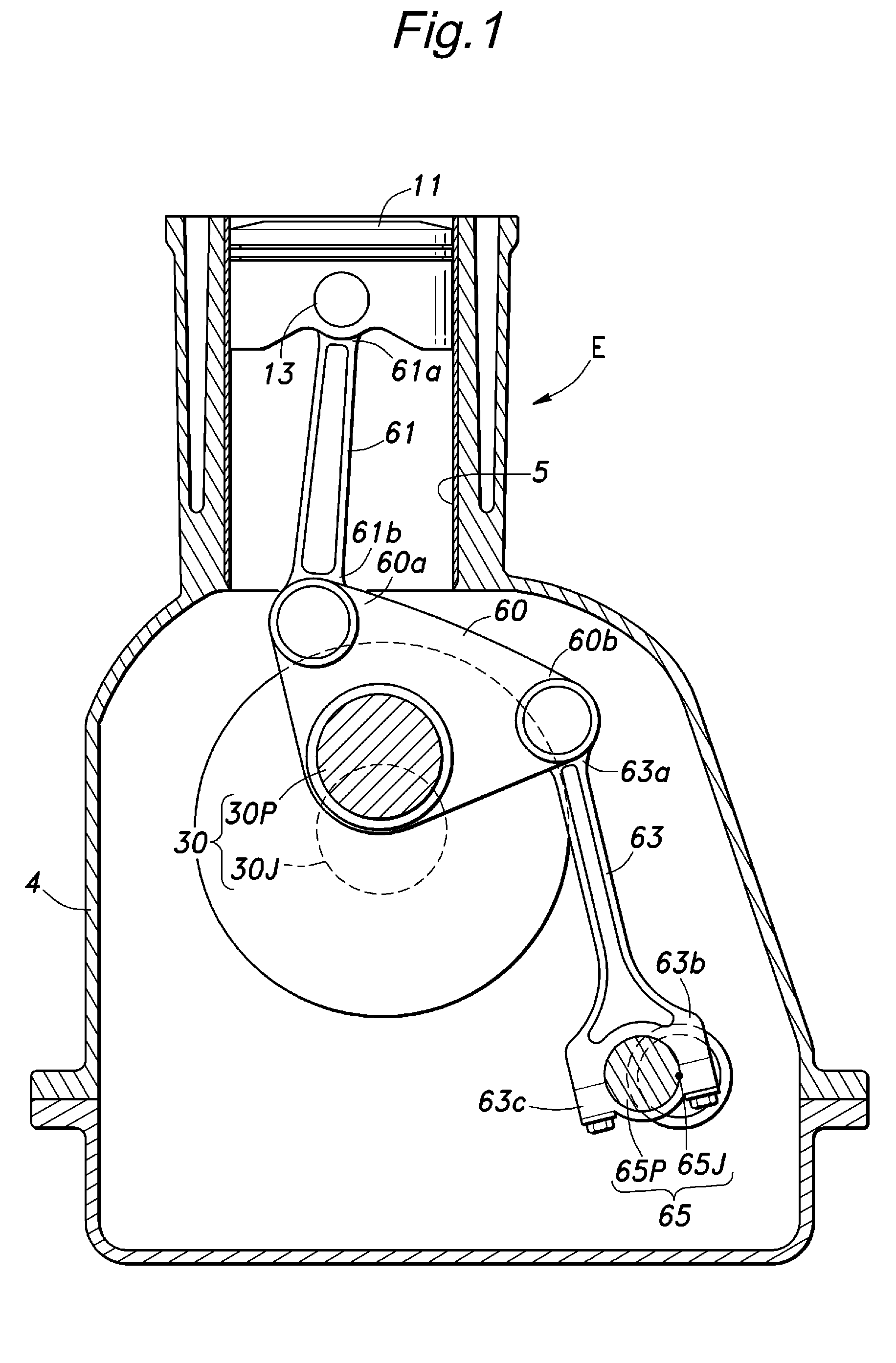 Variable stroke engine