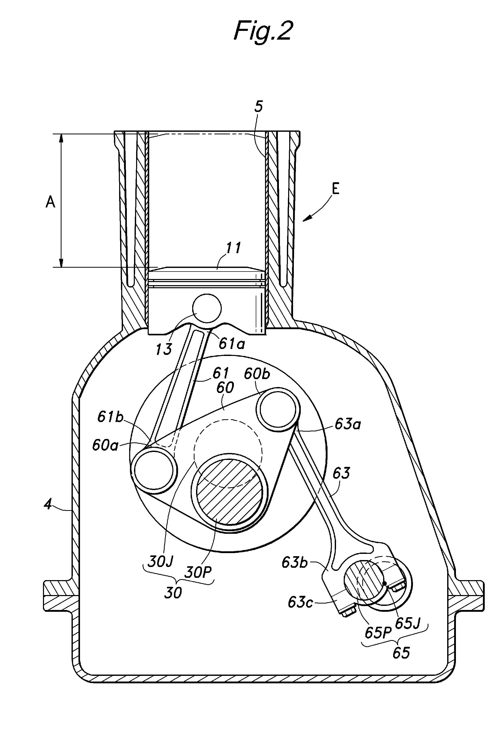 Variable stroke engine