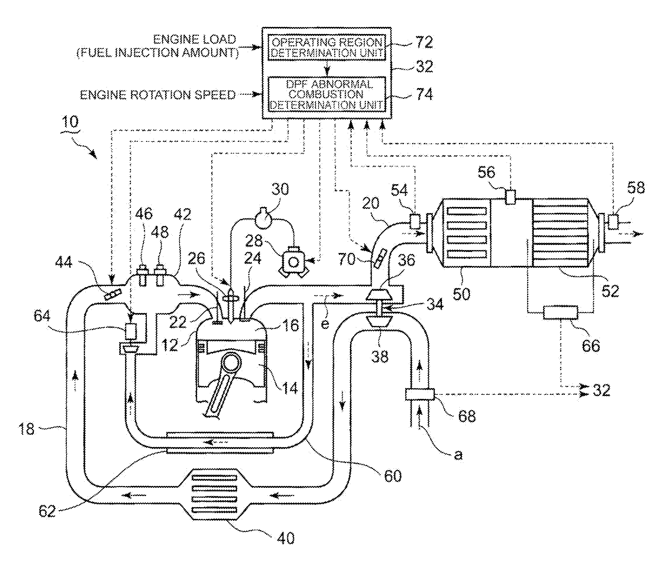 Aftertreatment system and control strategy for internal combustion engine