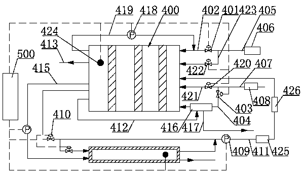 Low-temperature cold starting operation system for proton exchange membrane fuel cell