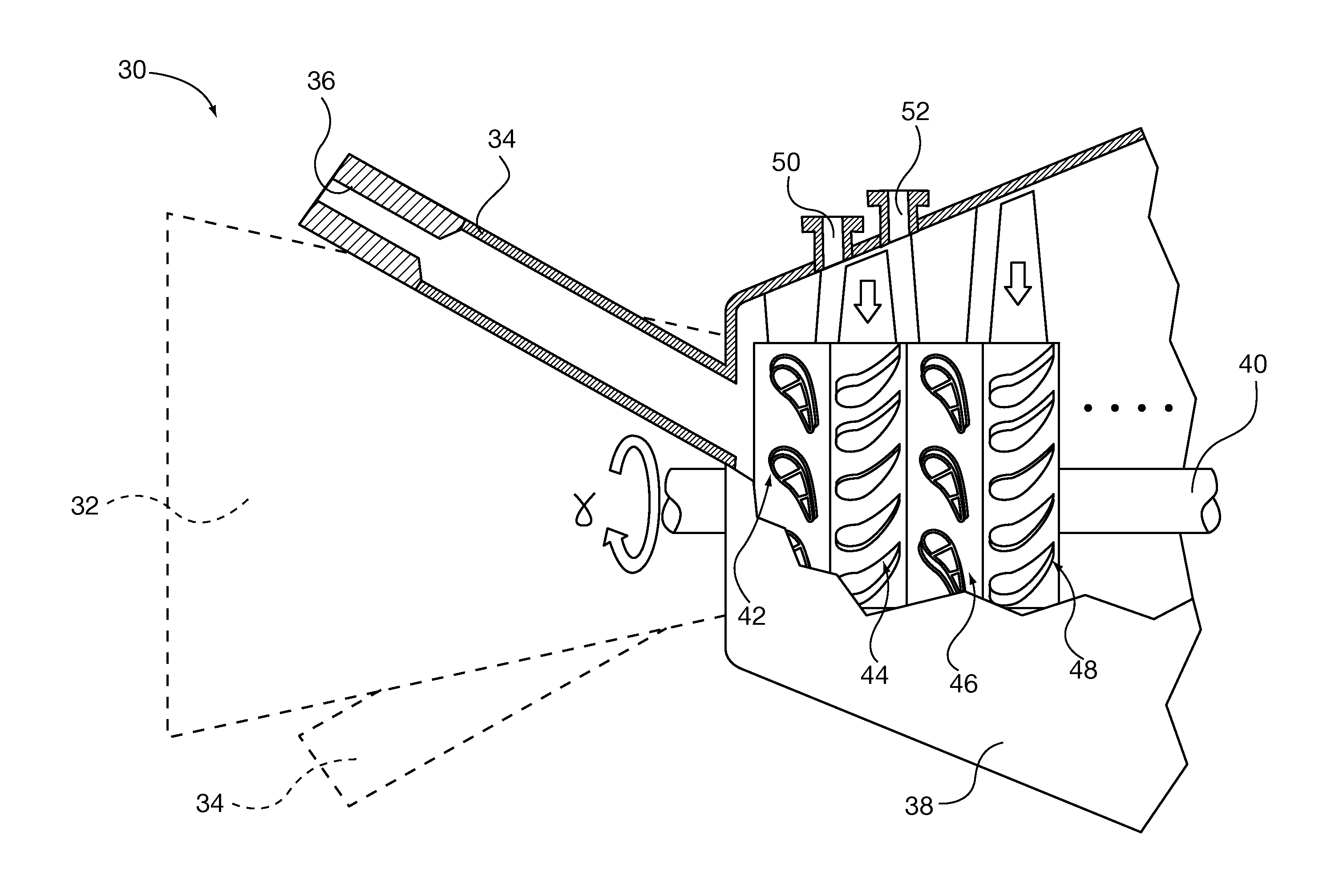 System and method for automated optical inspection of industrial gas turbines and other power  generation machinery with multi-axis inspection scope