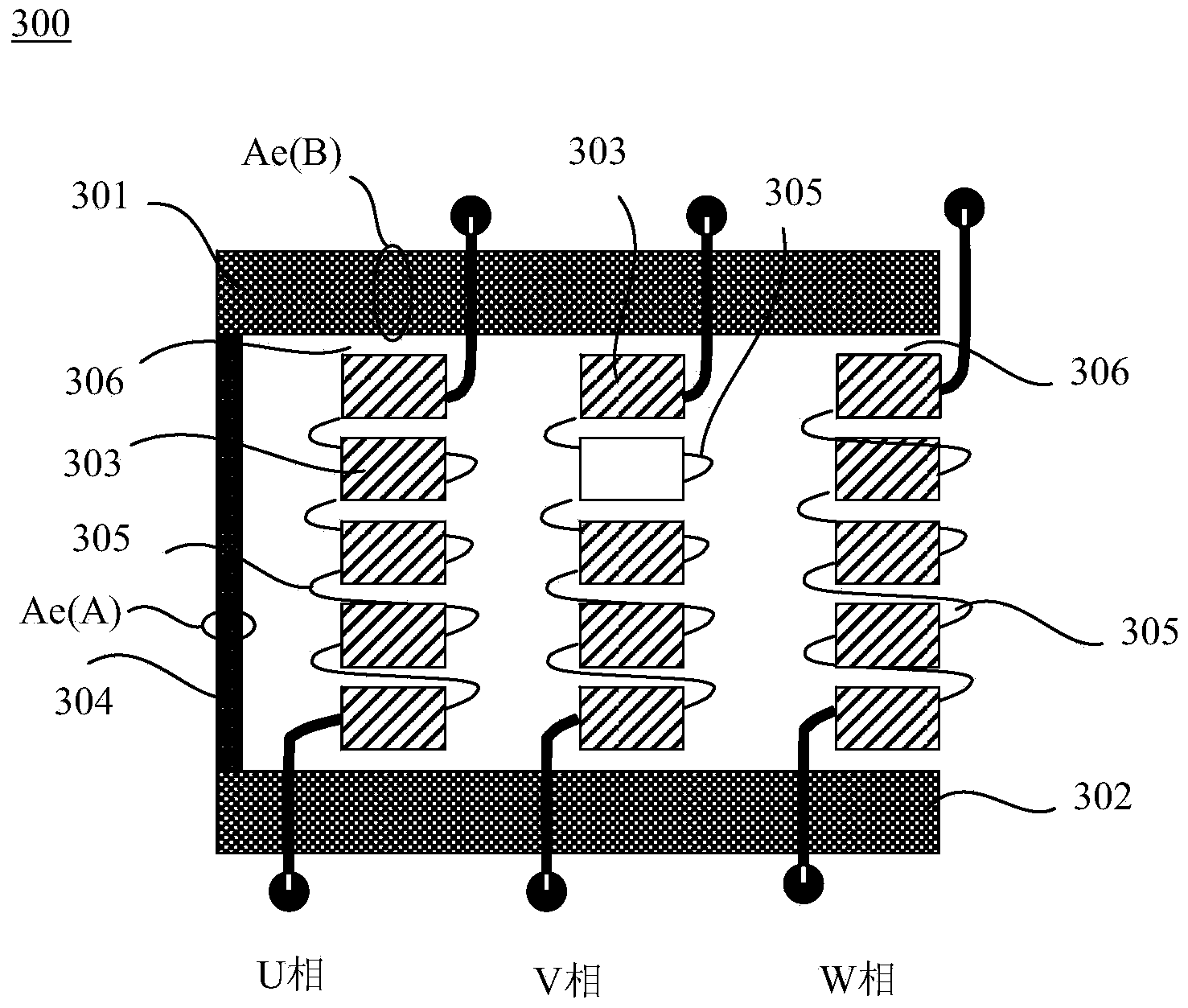 Magnetic integrated inductor