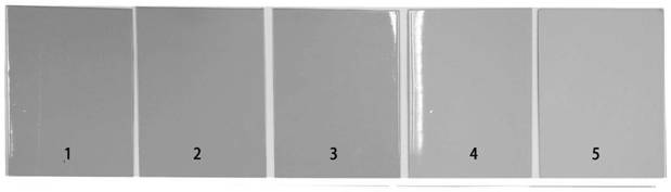 Design method of color sample of metallic glitter paint