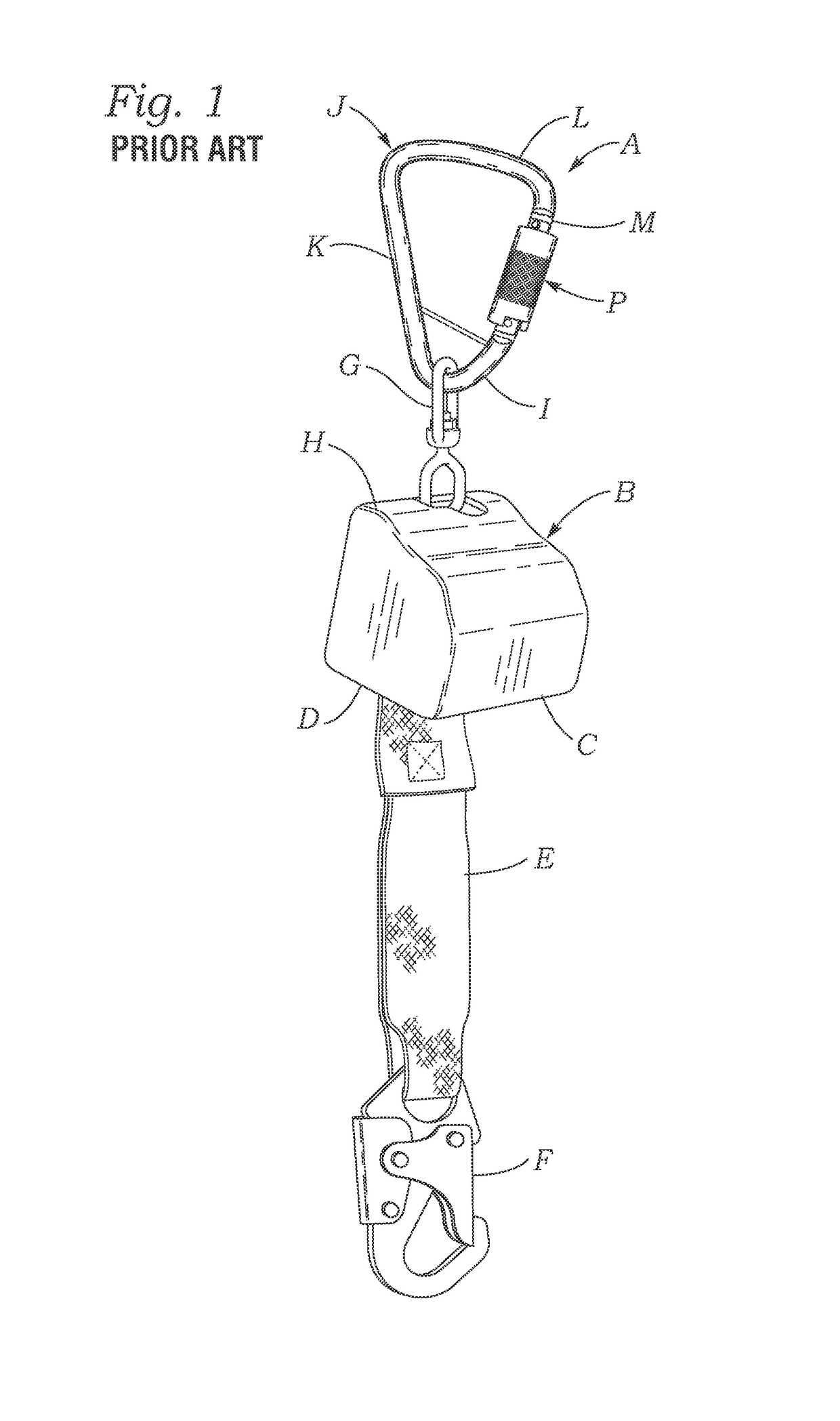 Remotely operable personal fall arrestment device and apparatus