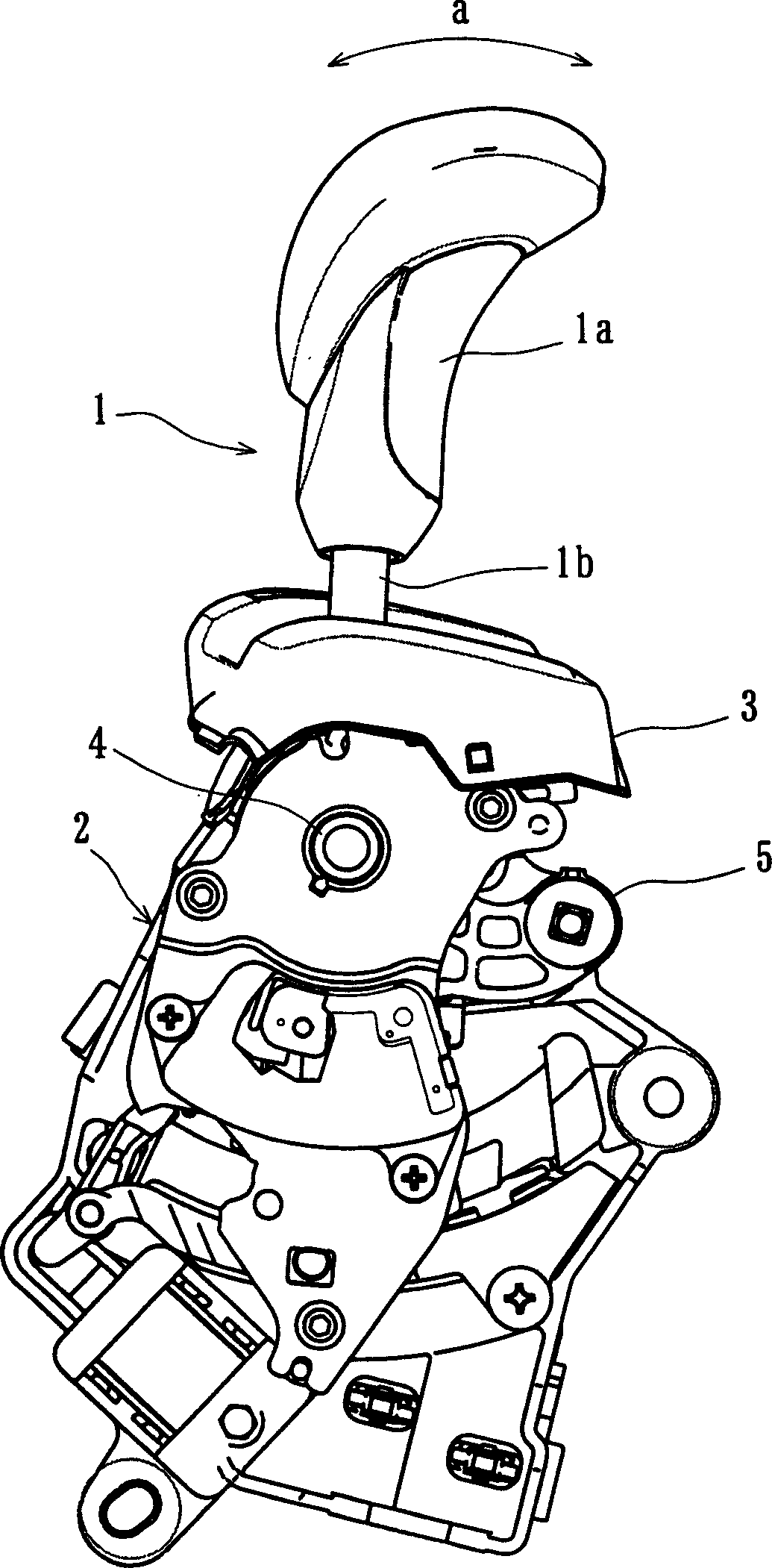 Automatic gear shifting mechanism for vehicle