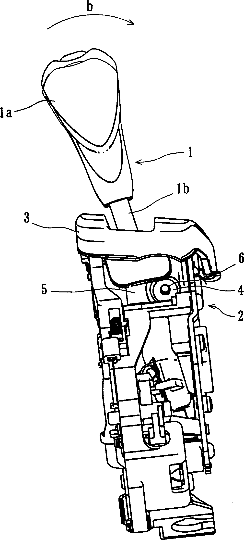 Automatic gear shifting mechanism for vehicle