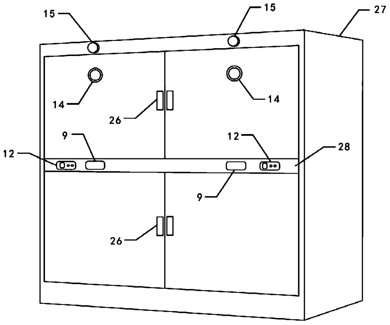 Examination paper security system and method with synchronization control of physical identification password and biometric identification password