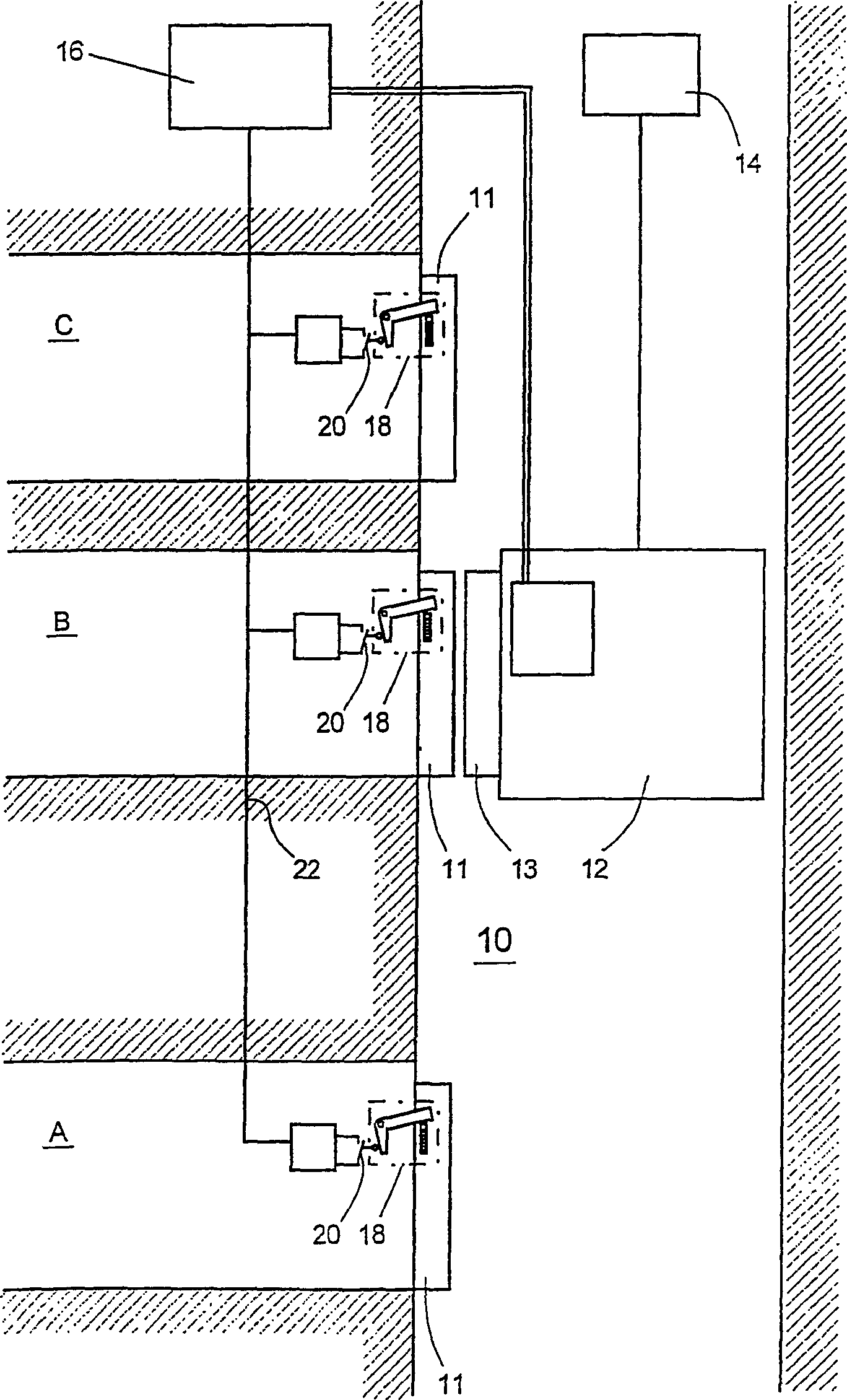 Safety circuit for elevator doors