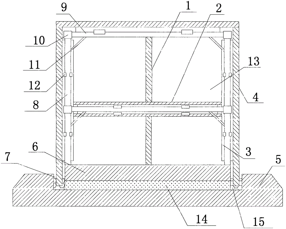 Assembling type optical cable cross-connecting cabinet