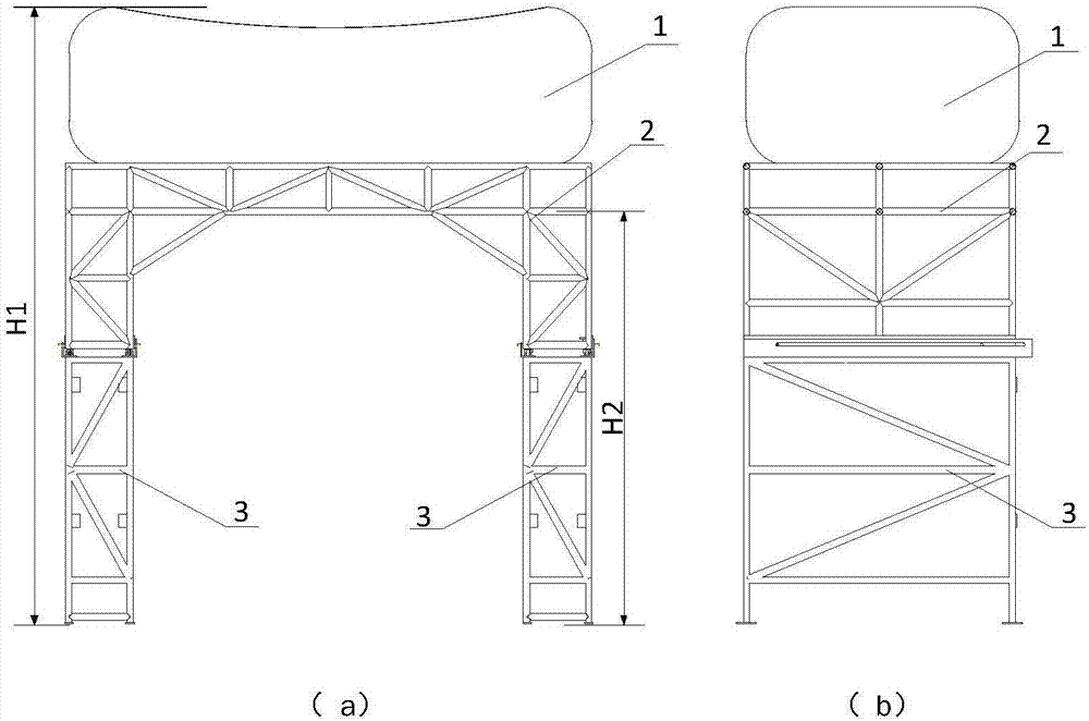 Ground lifting device for capsule body of tethered balloon