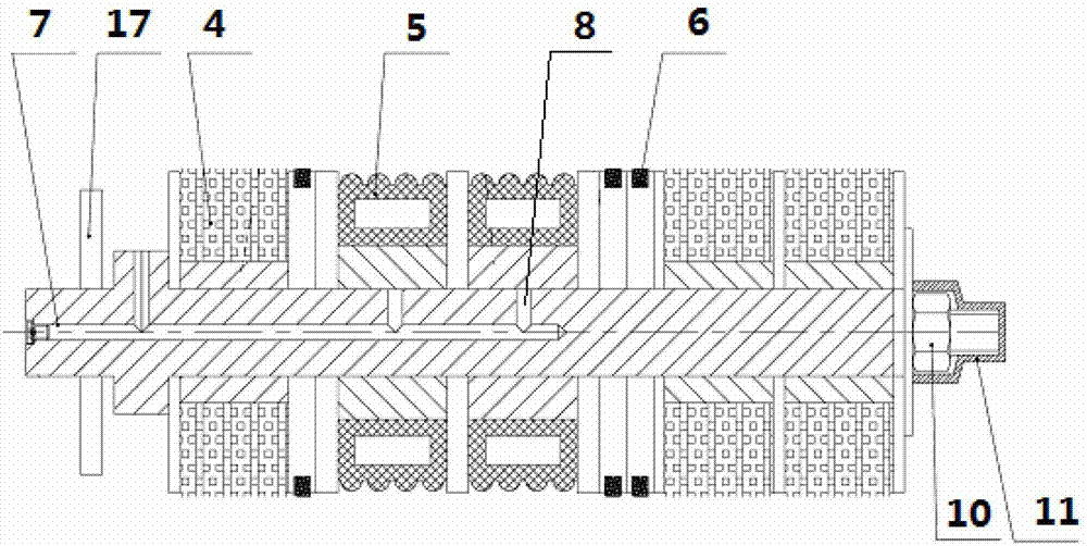 Blocking device and method for pipeline connection of shield machine