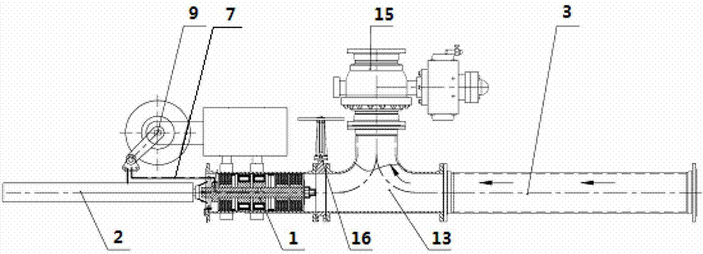 Blocking device and method for pipeline connection of shield machine