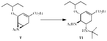 Method for synthesizing oseltamivir phosphate without using nitrine